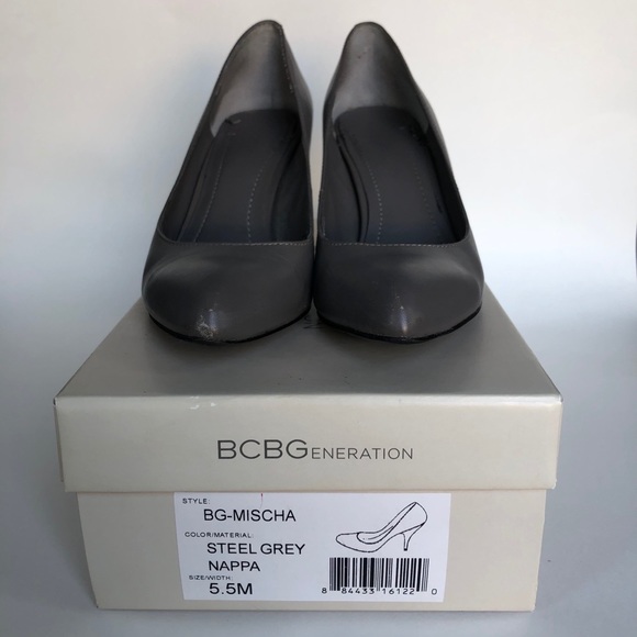 BCBG Grey Kitten Heels - Picture 9 of 10
